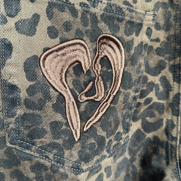 Aelfric Eden leopard print denim - Picture 4 of 6